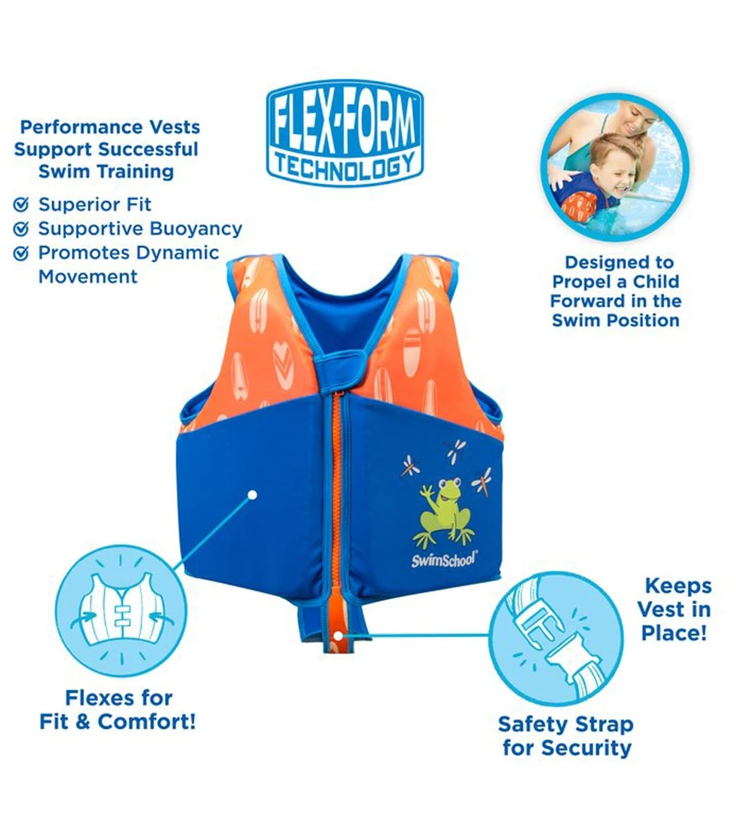 Aqua Leisure Kids' Printed Swim Vest With Safety Strap 8 Aqua Leisure Kids' Printed Swim Vest With Safety Strap - Image 6
