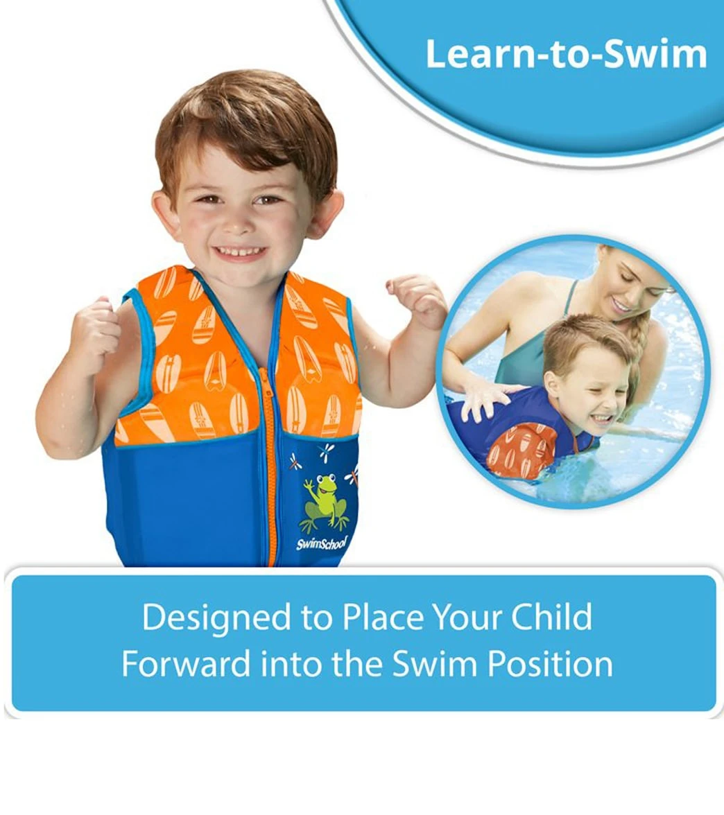 Aqua Leisure Kids' Printed Swim Vest With Safety Strap 11 Aqua Leisure Kids' Printed Swim Vest With Safety Strap - Image 9