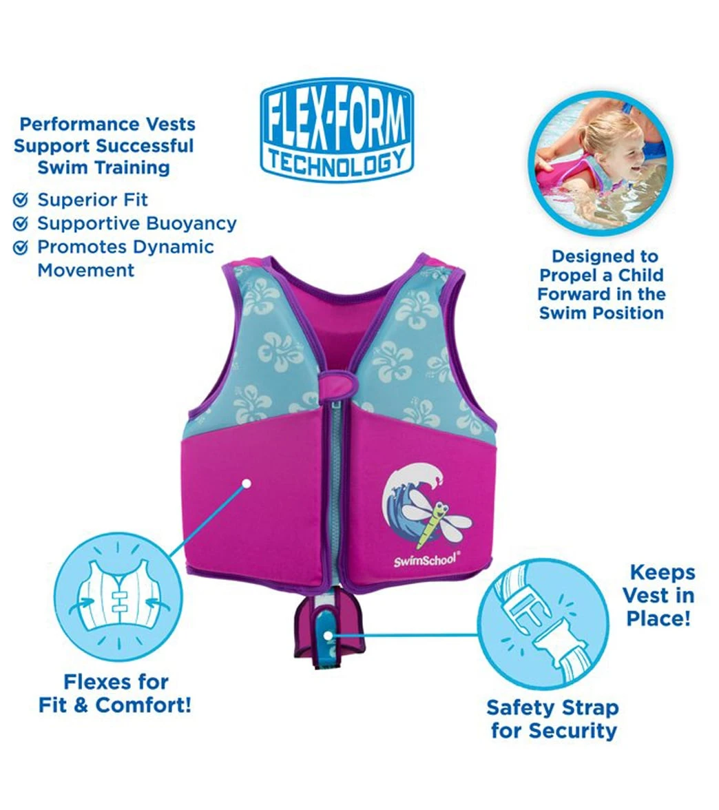Aqua Leisure Kids' Printed Swim Vest With Safety Strap 19 Aqua Leisure Kids' Printed Swim Vest With Safety Strap - Image 17