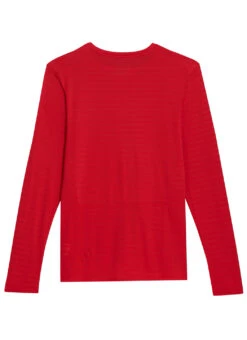 Mizuno Men's Athletic Eco Long Sleeve Top 25 Mizuno Men's Athletic Eco Long Sleeve Top -Swimwear Outlet 8651432329384 red 2a