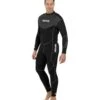 Seac USA Men's Sense Black 3mm Full Wetsuit 2 Seac USA Men's Sense Black 3mm Full Wetsuit -Swimwear Outlet 8651435376808 black 1a