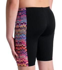 Arena Boys' Ondulation Jammer Swimsuit (Little Kid, Big Kid) 19 Arena Boys' Ondulation Jammer Swimsuit (Little Kid, Big Kid) -Swimwear Outlet 8651553636520 blackmultiviolet 4a