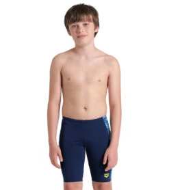Arena Boys' Ondulation Jammer Swimsuit (Little Kid, Big Kid) 28 Arena Boys' Ondulation Jammer Swimsuit (Little Kid, Big Kid) -Swimwear Outlet 8651553636520 navymultinavy