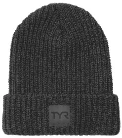TYR Cuffed Ribbed Beanie 39 TYR Cuffed Ribbed Beanie -Swimwear Outlet 8651665670312 heather 2a