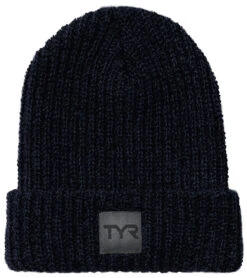 TYR Cuffed Ribbed Beanie 31 TYR Cuffed Ribbed Beanie -Swimwear Outlet 8651665670312 navy 2a