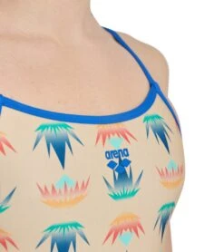 Arena Women's Desert Vibes Booster Back One Piece Swimsuit -Swimwear Outlet 8651685953704 royallightpinkmulti 5a