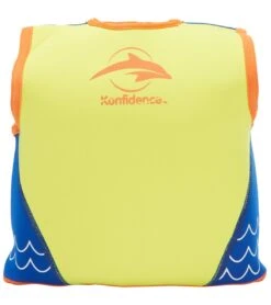 Konfidence Print Learn To Swim Buoyancy Jacket Swim Vest (Toddler, Little Kid) -Swimwear Outlet 8651811913896 blueclownfish 2a