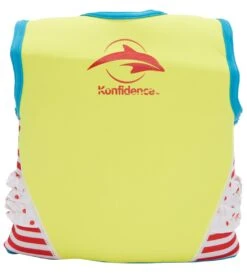 Konfidence Print Learn To Swim Buoyancy Jacket Swim Vest (Toddler, Little Kid) -Swimwear Outlet 8651811913896 redmarthastripe 2a