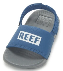 Reef Kids' Little One Slide Sandals (Baby, Toddler) 14 Reef Kids' Little One Slide Sandals (Baby, Toddler) -Swimwear Outlet 8651897471144 bluegrey464
