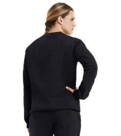 Arena Unisex Solid Crewneck Sweatshirt 27 Arena Unisex Solid Crewneck Sweatshirt -Swimwear Outlet 8651938136232 black 4a