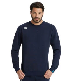 Arena Unisex Solid Crewneck Sweatshirt 37 Arena Unisex Solid Crewneck Sweatshirt -Swimwear Outlet 8651938136232 navy 1a