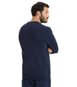 Arena Unisex Solid Crewneck Sweatshirt 38 Arena Unisex Solid Crewneck Sweatshirt -Swimwear Outlet 8651938136232 navy 2a