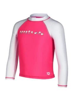 Arena Kids' Friends Long Sleeve Rashguard (Toddler, Little Kid) 22 Arena Kids' Friends Long Sleeve Rashguard (Toddler, Little Kid) -Swimwear Outlet 8651973558440 freakrosewhite 2a
