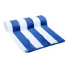 Dohler Marine Stripes Loop Terry Pool Towel 40" X 72" -Swimwear Outlet 8652015173800 blue
