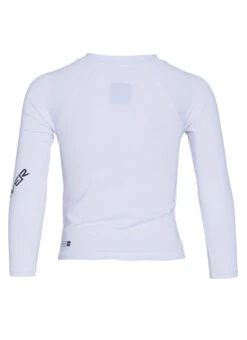 Quiksilver Boys' All Time Long Sleeve UPF 50 Rash Guard (Toddler, Little Kid) 14 Quiksilver Boys' All Time Long Sleeve UPF 50 Rash Guard (Toddler, Little Kid) -Swimwear Outlet 8652081856680 white 2a