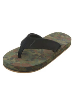 Volcom Boys' Victor Flip Flop (Big Kid) 24 Volcom Boys' Victor Flip Flop (Big Kid) -Swimwear Outlet 8652090638504 darkcamo 1a