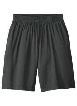 SwimOutlet Men's Sport-Tek® PosiCharge® Competitor™ Pocketed Short 40 SwimOutlet Men's Sport-Tek® PosiCharge® Competitor™ Pocketed Short -Swimwear Outlet 8652364513448 irongrey 1a