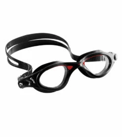 Cressi Flash Goggles -Swimwear Outlet 8652371525800 redblackclearlens