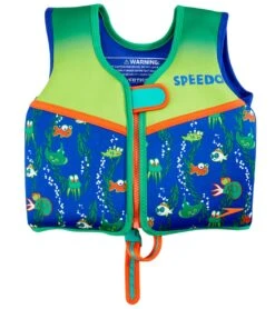Speedo Boys' Learn To Swim Printed Neoprene Swim Vest (2yrs-6yrs)