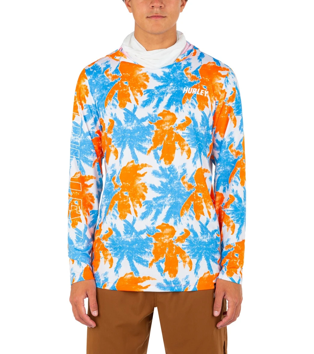 Hurley Men's H2O-Dri Atticus Treachery UPF 50+ Long Sleeve Pullover Hoodie 3 Hurley Men's H2O-Dri Atticus Treachery UPF 50+ Long Sleeve Pullover Hoodie