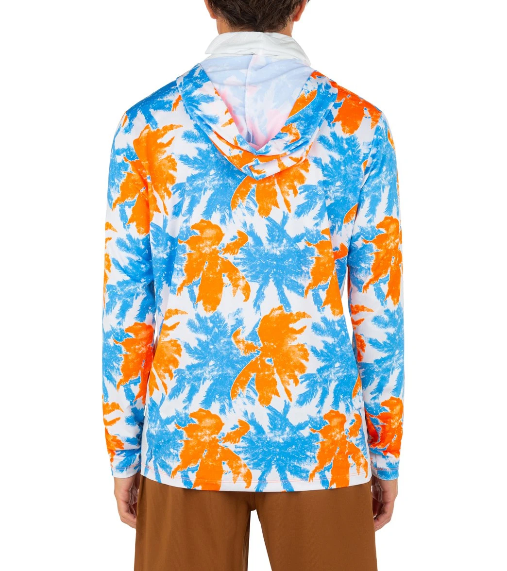 Hurley Men's H2O-Dri Atticus Treachery UPF 50+ Long Sleeve Pullover Hoodie 4 Hurley Men's H2O-Dri Atticus Treachery UPF 50+ Long Sleeve Pullover Hoodie - Image 2