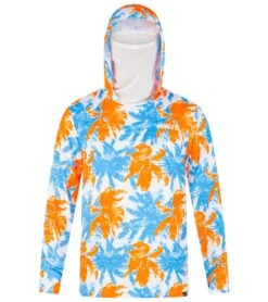 Hurley Men's H2O-Dri Atticus Treachery UPF 50+ Long Sleeve Pullover Hoodie 15 Hurley Men's H2O-Dri Atticus Treachery UPF 50+ Long Sleeve Pullover Hoodie -Swimwear Outlet 8652710314152 totallyorange 5a