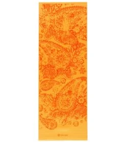 Gaiam Reversible Elephant Printed Yoga Mat 68" 6mm Extra Thick -Swimwear Outlet 8653114638504 2t