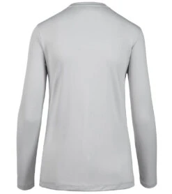 Mizuno Youth Long Sleeve Tee (Big Kid) 35 Mizuno Youth Long Sleeve Tee (Big Kid) -Swimwear Outlet 8653140361384 grey 2a