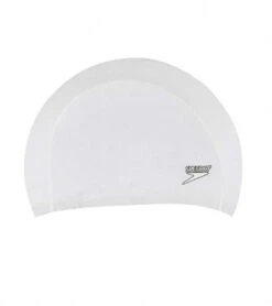 Speedo Fabric Comfort Swim Cap 40 Speedo Fabric Comfort Swim Cap -Swimwear Outlet 8653190791336 white 1a