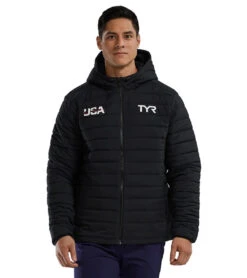 TYR Men's USA Hydrosphere Mission Puffer Jacket