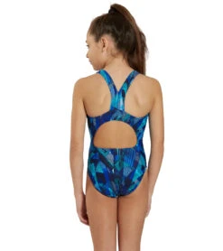 Sporti Catalyst Wide Strap One Piece Swimsuit (22-44) -Swimwear Outlet 8653506674856 blue 2a y