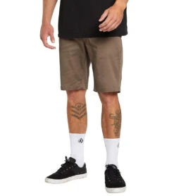 Volcom Men's Frickin Modern Stretch Walkshort 32 Volcom Men's Frickin Modern Stretch Walkshort -Swimwear Outlet 8655723528360 mushroom 1a