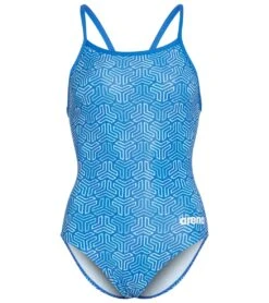 Arena Women's Kikko MaxLife Light Drop Back One Piece Swimsuit -Swimwear Outlet 8655728214184 royalmultiroyal 6a