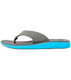 Reef Men's Rover Flip Flop -Swimwear Outlet 8655745876136 charcoalbluepop 2a