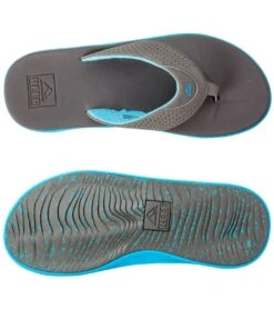 Reef Men's Rover Flip Flop -Swimwear Outlet 8655745876136 charcoalbluepop 4a