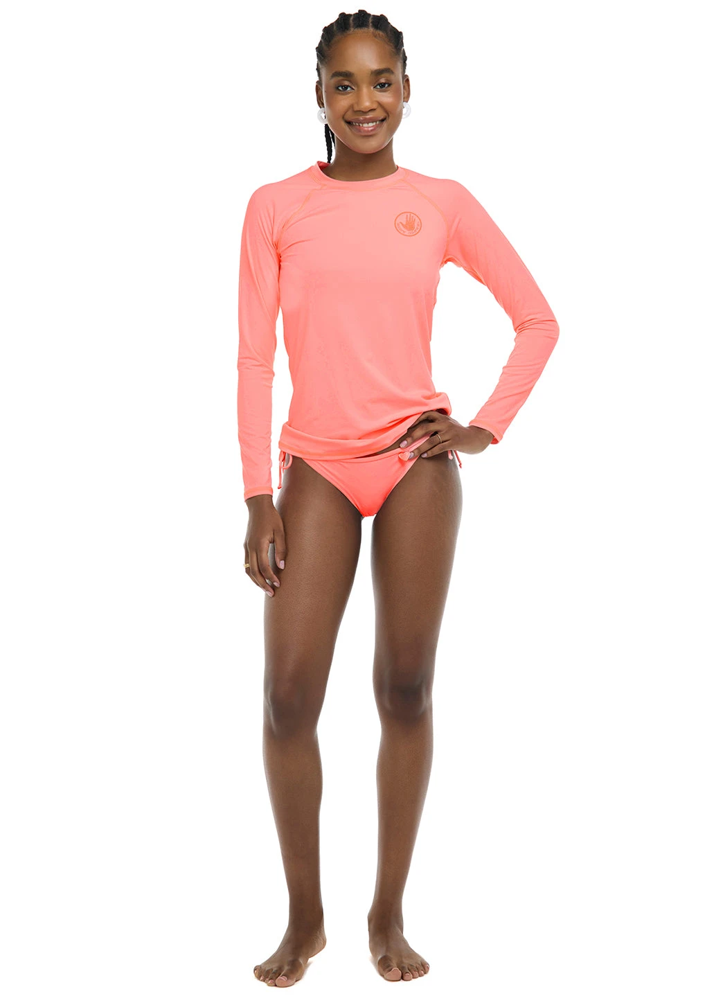 Body Glove Women's Smoothies Sleek Long Sleeve Rash Guard 7 Body Glove Women's Smoothies Sleek Long Sleeve Rash Guard - Image 5