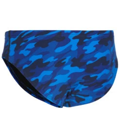TYR Boys' Camo Racer Brief Swimsuit 29 TYR Boys' Camo Racer Brief Swimsuit -Swimwear Outlet 8663924146344 bluecamo 2a