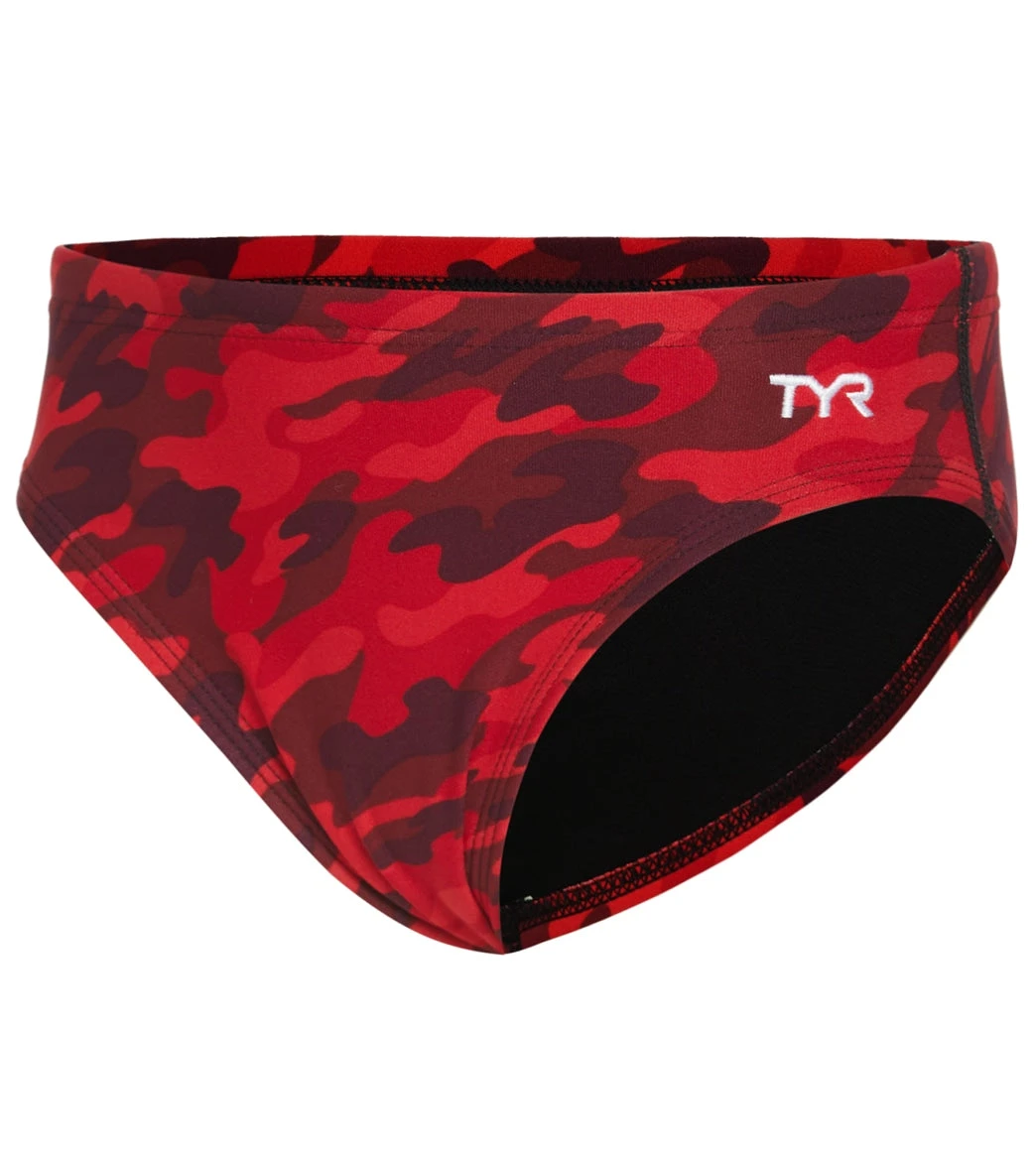 TYR Boys' Camo Racer Brief Swimsuit 11 TYR Boys' Camo Racer Brief Swimsuit - Image 9