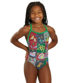 Sporti Granny Sweater 12 Days Of Christmas Thin Strap One Piece Swimsuit (22-44) 33 Sporti Granny Sweater 12 Days Of Christmas Thin Strap One Piece Swimsuit (22-44) -Swimwear Outlet 8663941087400 christmasdays 1a y