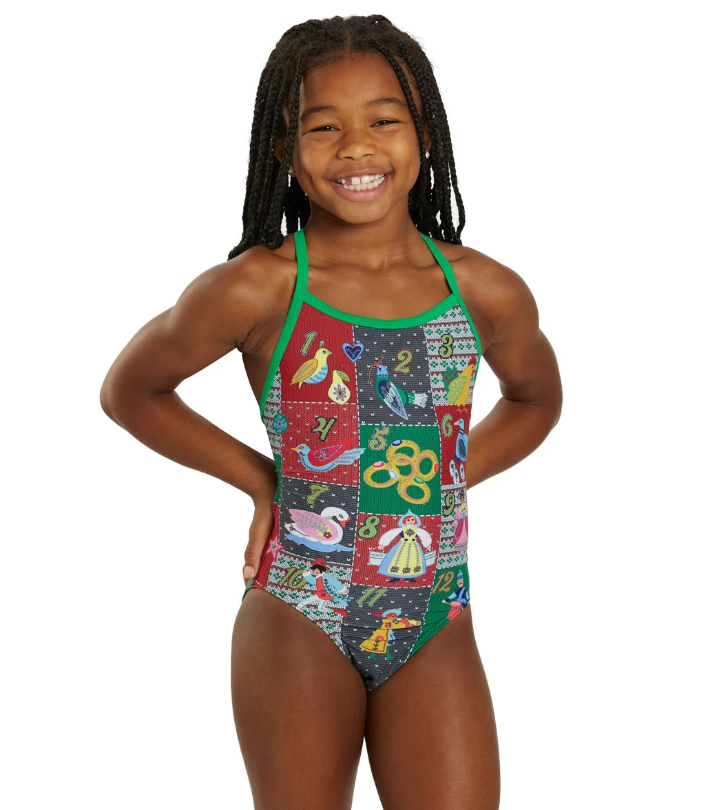 Sporti Granny Sweater 12 Days Of Christmas Thin Strap One Piece Swimsuit (22-44) 17 Sporti Granny Sweater 12 Days Of Christmas Thin Strap One Piece Swimsuit (22-44) - Image 15