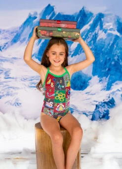 Sporti Granny Sweater 12 Days Of Christmas Thin Strap One Piece Swimsuit (22-44) 23 Sporti Granny Sweater 12 Days Of Christmas Thin Strap One Piece Swimsuit (22-44) -Swimwear Outlet 8663941087400 christmasdays 4a