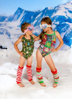 Sporti Granny Sweater 12 Days Of Christmas Thin Strap One Piece Swimsuit (22-44) 24 Sporti Granny Sweater 12 Days Of Christmas Thin Strap One Piece Swimsuit (22-44) -Swimwear Outlet 8663941087400 christmasdays 5a