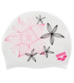 Arena Sirene Silicone Swim Cap 35 Arena Sirene Silicone Swim Cap -Swimwear Outlet 8663973593256 handdrawwhite 1a