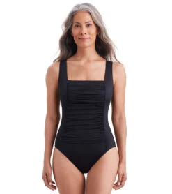Shape Solver By Penbrooke Women's Divine Solids Square Neck Princess Seam One Piece Swimsuit 15 Shape Solver By Penbrooke Women's Divine Solids Square Neck Princess Seam One Piece Swimsuit -Swimwear Outlet 8665869025448 2t