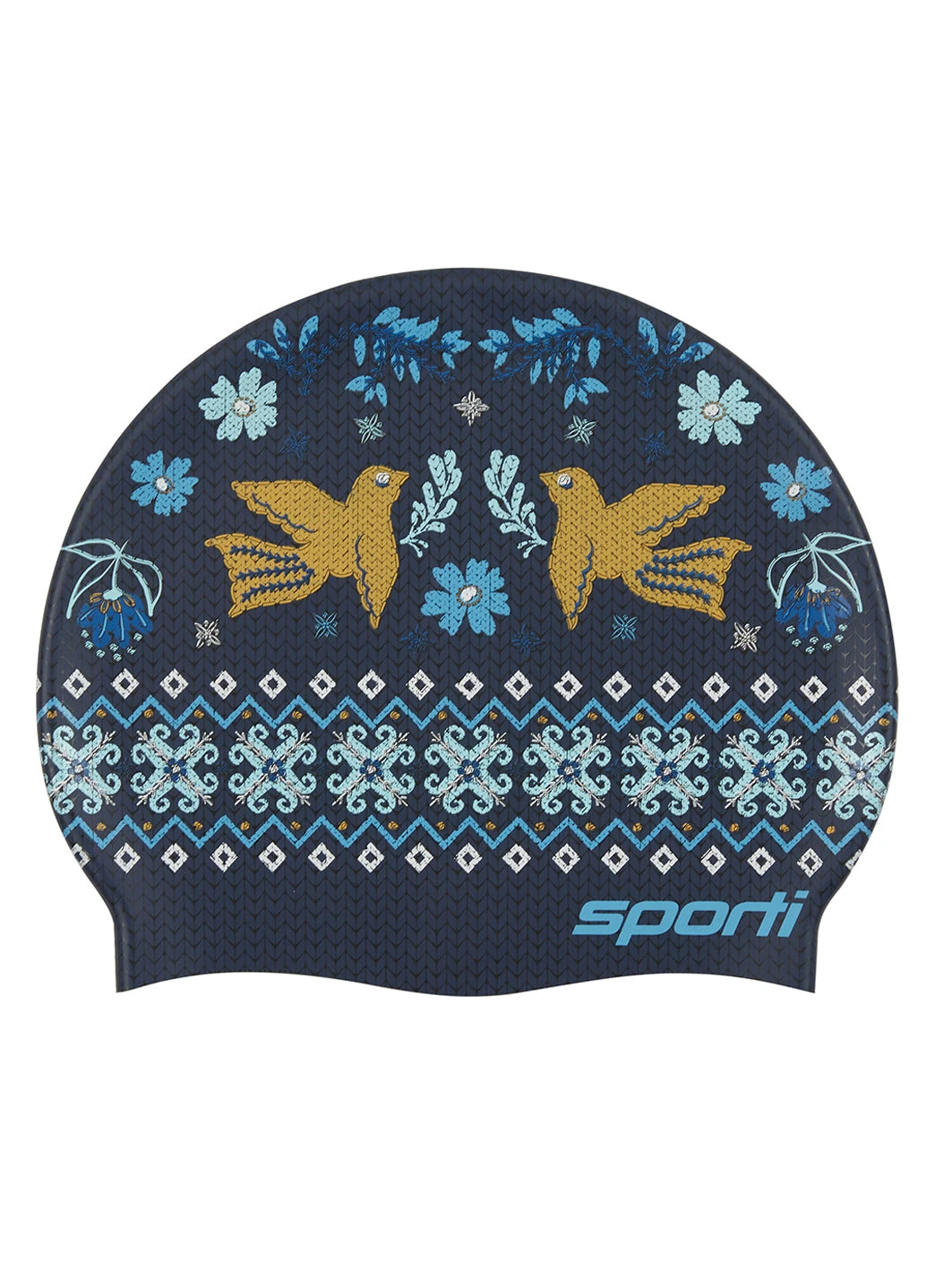 Sporti Cozy Hanukkah Silicone Swim Cap 7 Sporti Cozy Hanukkah Silicone Swim Cap - Image 5