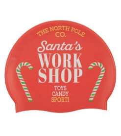 Sporti North Pole Silicone Swim Cap Jr. -Swimwear Outlet 8666492895400 northpole