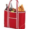 Picnic At Ascot Bold Large Insulated Cooler Tote -Swimwear Outlet 8666503217320 redwhite 1a