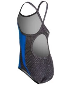 TYR Viper Youth Diamondfit One Piece Swimsuit -Swimwear Outlet 8666525892776 blue 2a