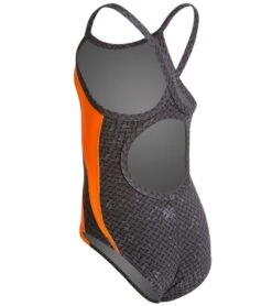 TYR Viper Youth Diamondfit One Piece Swimsuit -Swimwear Outlet 8666525892776 fluorescentorange 2a