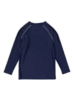 Snapper Rock Boys' Navy Sustainable Long Sleeve Rash Guard (Toddler, Little Kid, Big Kid) -Swimwear Outlet 8667058864296 navy 3a